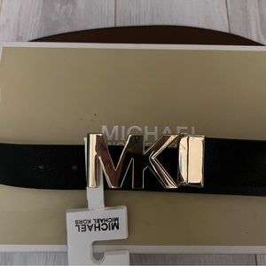 Michael Kors Belt Large Leather black and brown reversible